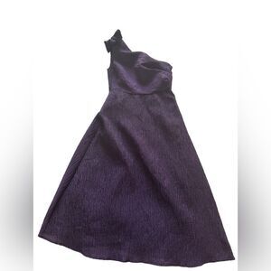 Toleen One Shoulder Bow Detail Party Dress size L